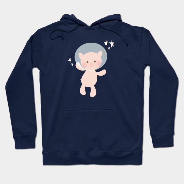 Space Pig Hoodie by littlemoondance